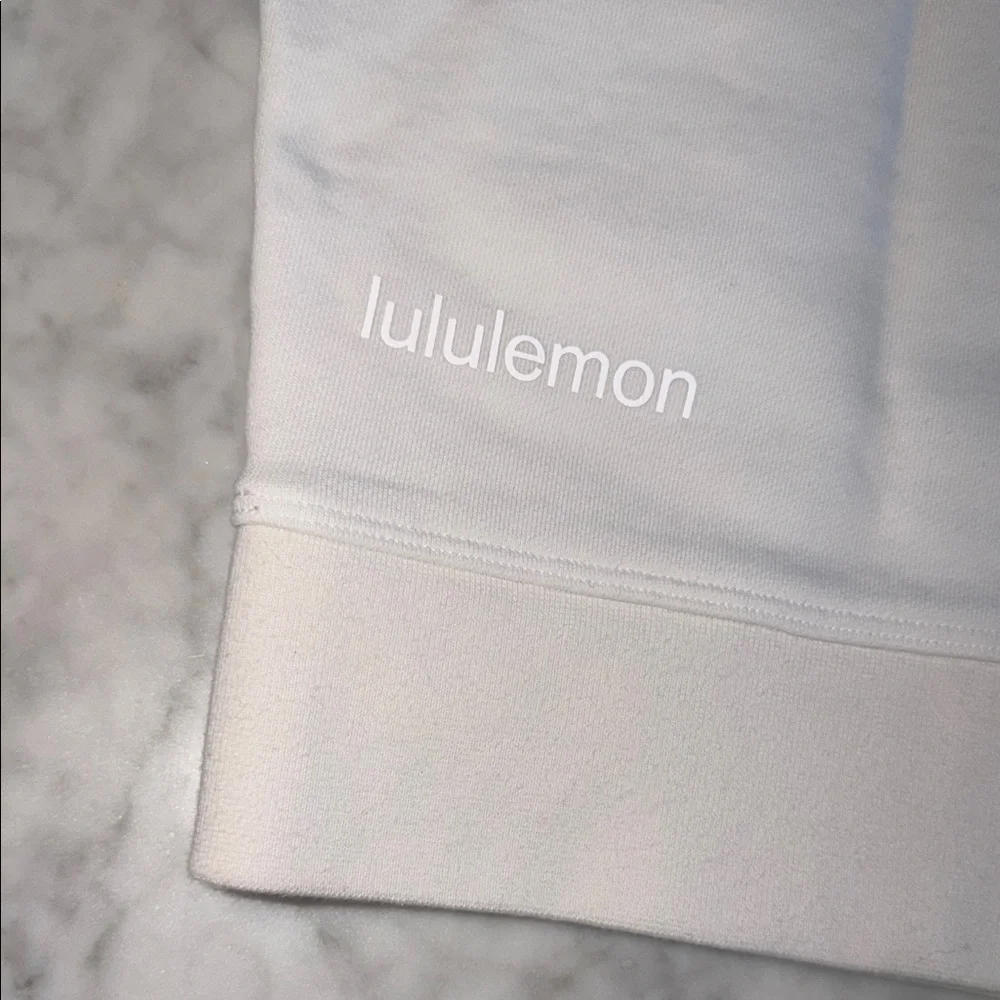 Lululemon Athletica White Crewneck Sweater